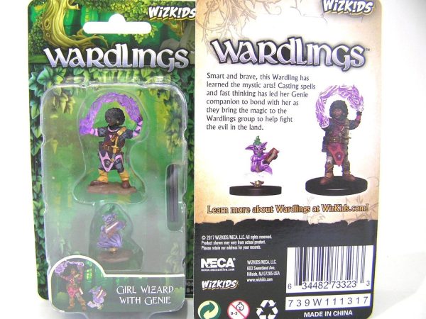 Wardling Painted Miniatures : Girl Wizard & Genie Hot on Sale