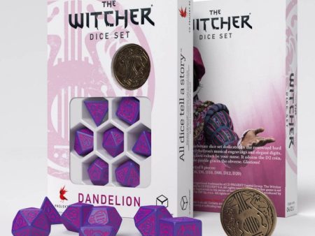 The Witcher Dice Set Dandelion Conqueror of Hearts Sale