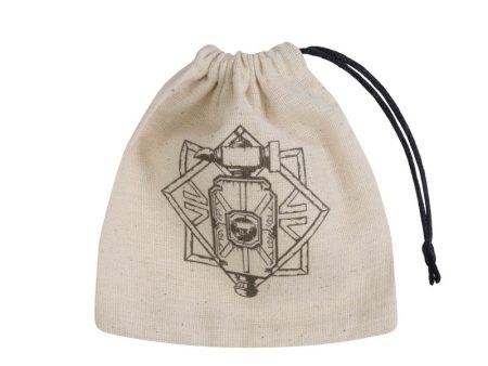 Dwarven Beige Black Basic Dice Bag Online now