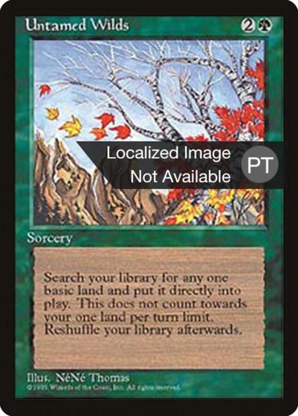 Untamed Wilds [Fourth Edition (Foreign Black Border)] Online Sale