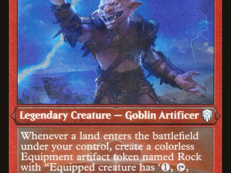 Toggo, Goblin Weaponsmith (Etched) [Commander Legends] For Sale