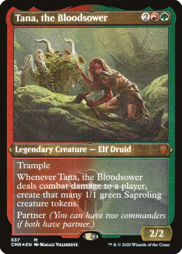 Tana, the Bloodsower (Etched) [Commander Legends] Cheap